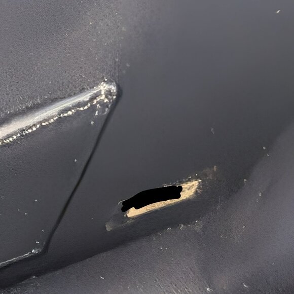 Chanel Blue and Grey Patchwork Lizard Skin Box Bag - Picture 12 of 16